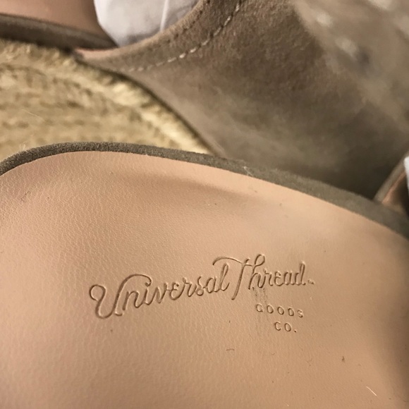 New Universal Thread Mala Shield Espadrille Wedges - Picture 6 of 7